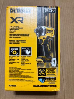 Dewalt 20V MAX XR 1/4 3 Speed High Torque Impact Driver ( TOOL - ONLY )