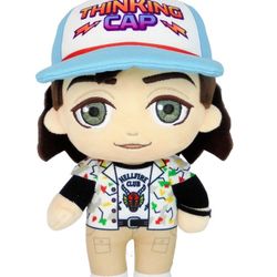Dustin Henderson Stranger Things 8" Plush Season 4 Thinking Cap Hellfire Club