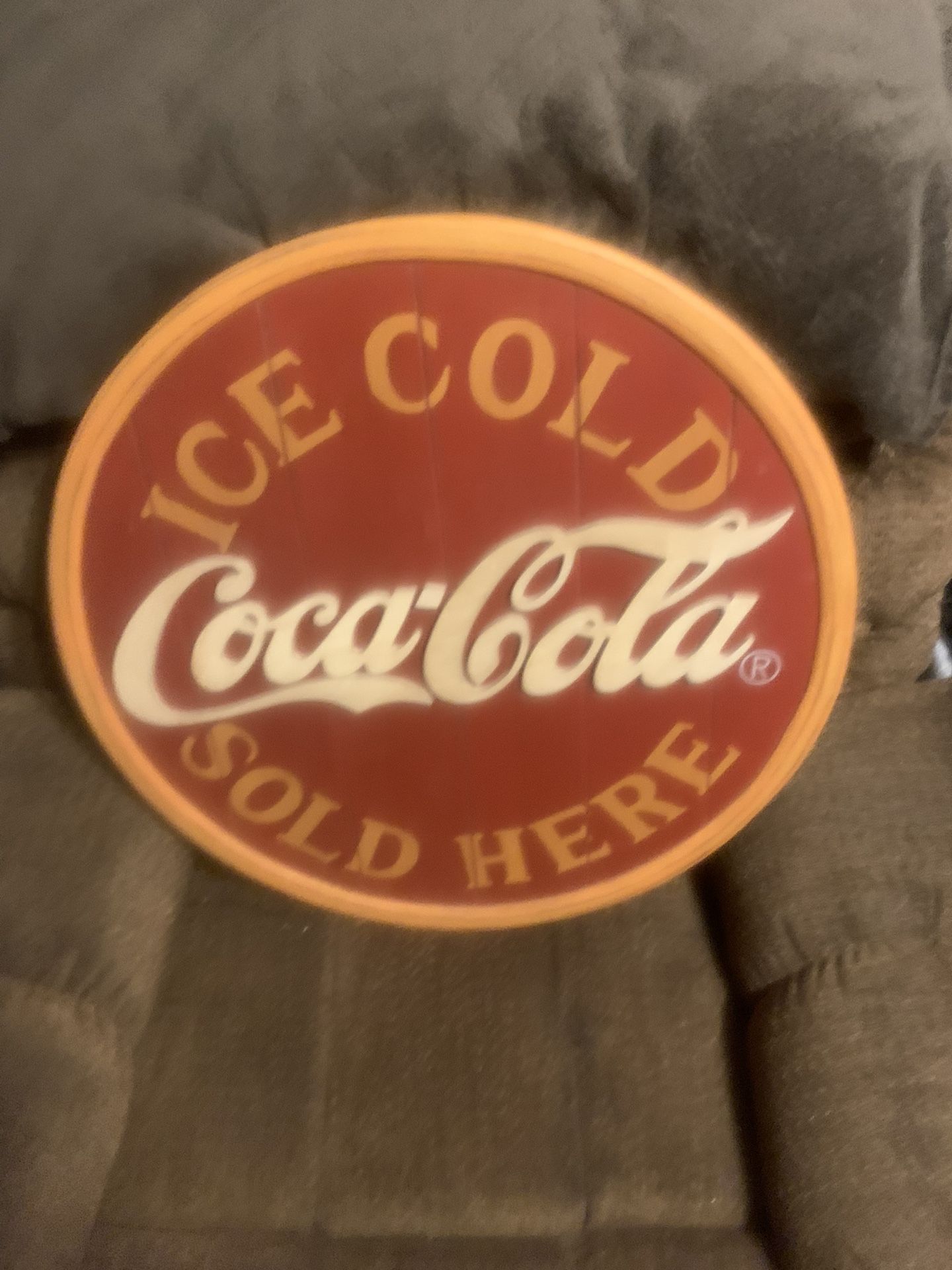 Old Wooden Coca-Cola Sign