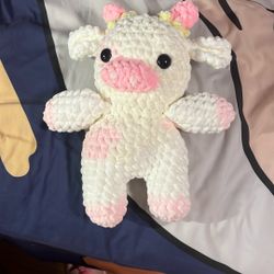 Crochet Homemade Strawberry Cow