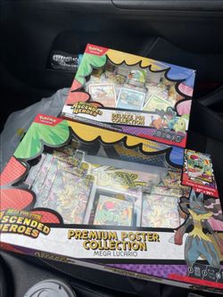 Ascended Heroes Premium Poster Collection Mega Lucario