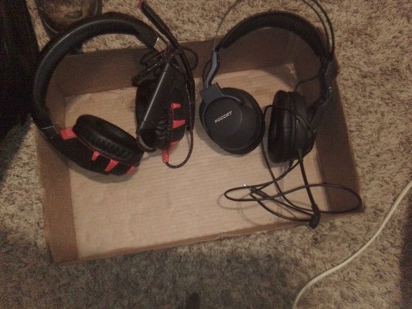 Roccat Game Headphones, and  Run Mus Ñ