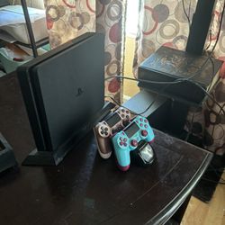 PS4 With 2 Remotes  