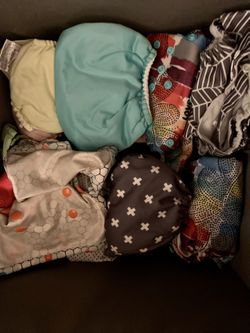 Cloth diaper stash