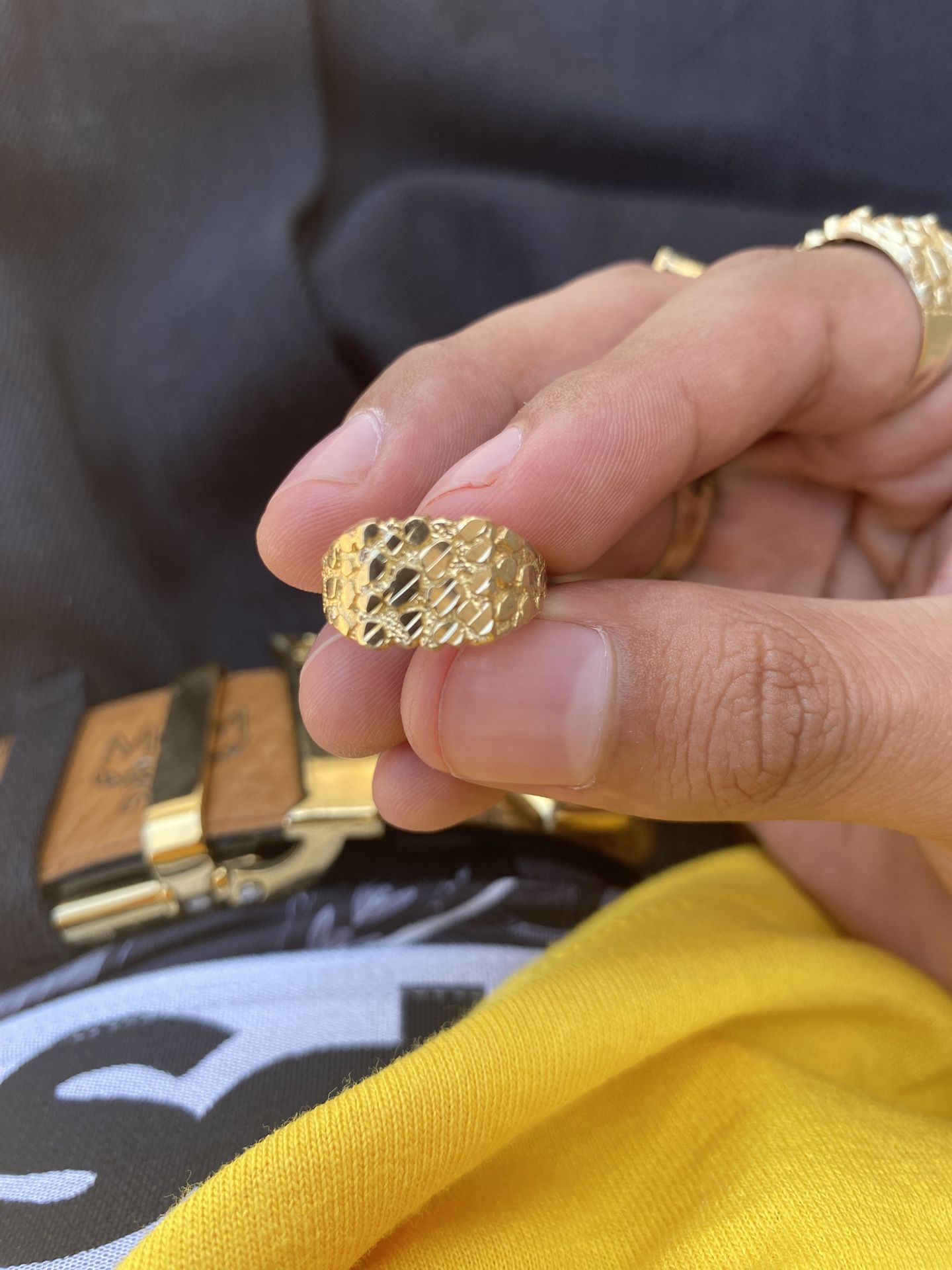 10k nugget ring