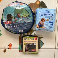 Baby Pool Float, Little Swimmers, Car Window Shades