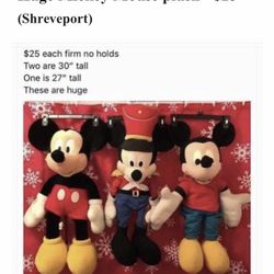 Mickey Mouse Huge Plush