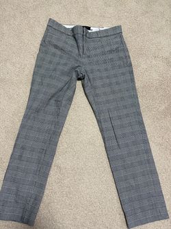 Grey Glen Plaid Dress Trousers