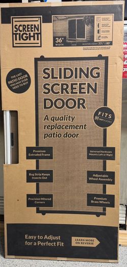 Sliding screen door replacement patio door