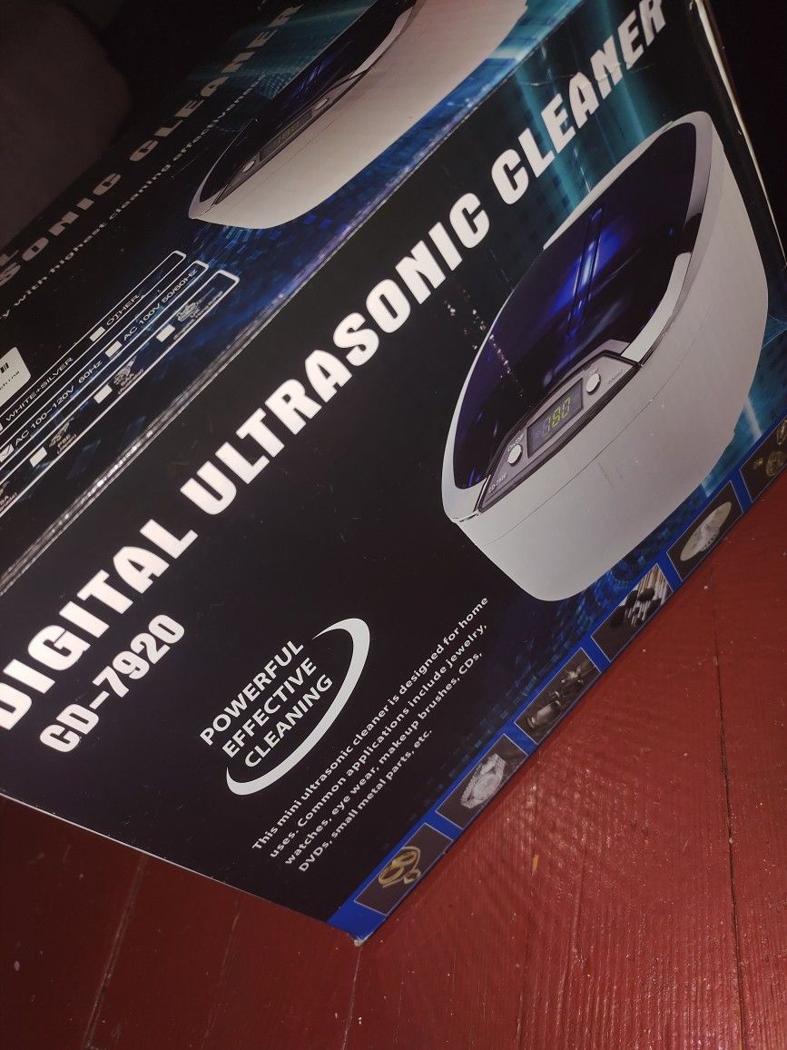 DIGITAL ULTRASOUND JEWLERY CLEANER