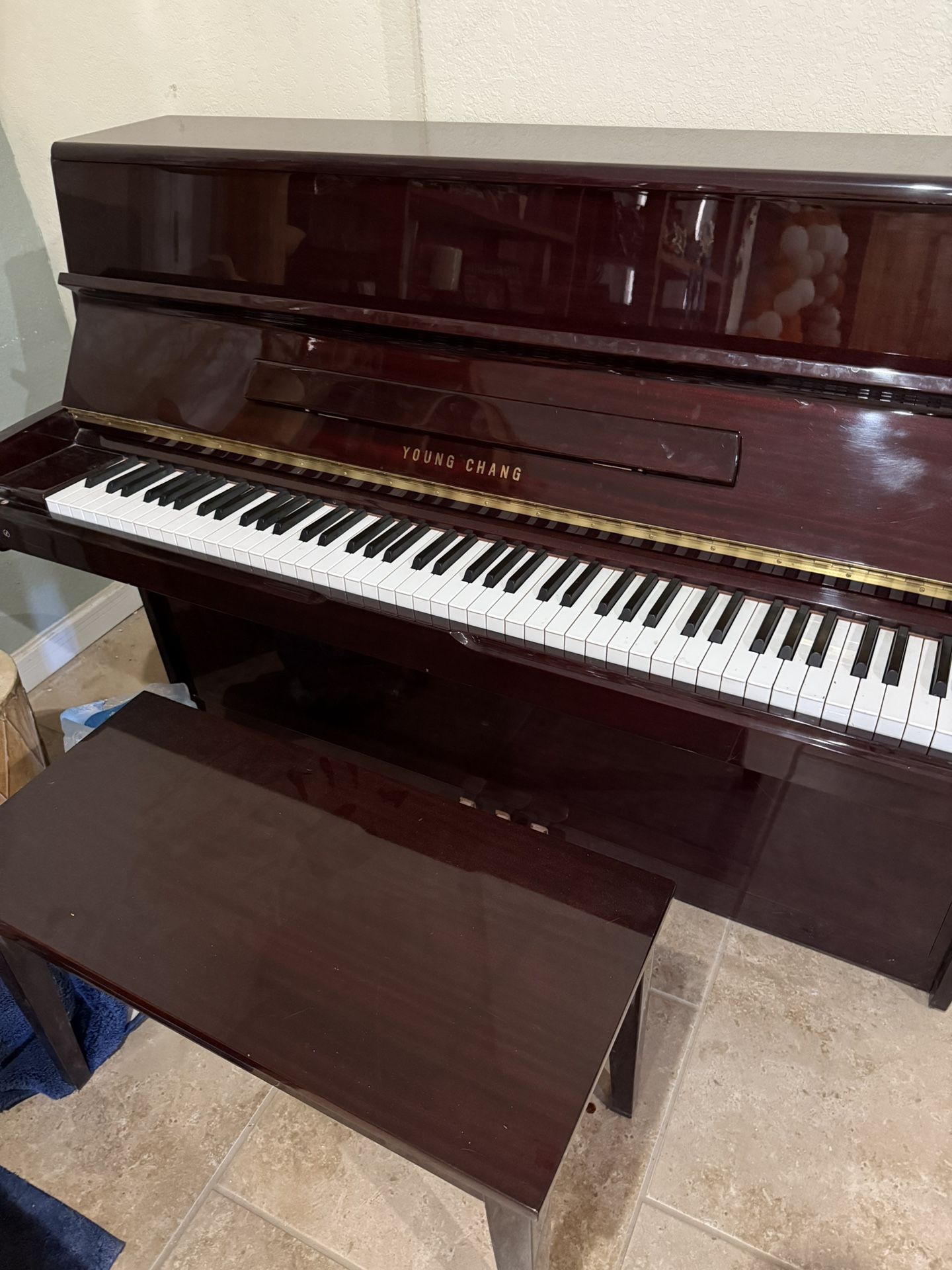 Upright Young Chang Piano