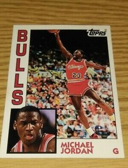 MICHAEL JORDAN Topps Rookie Card Beautiful Mint Chicago Bulls