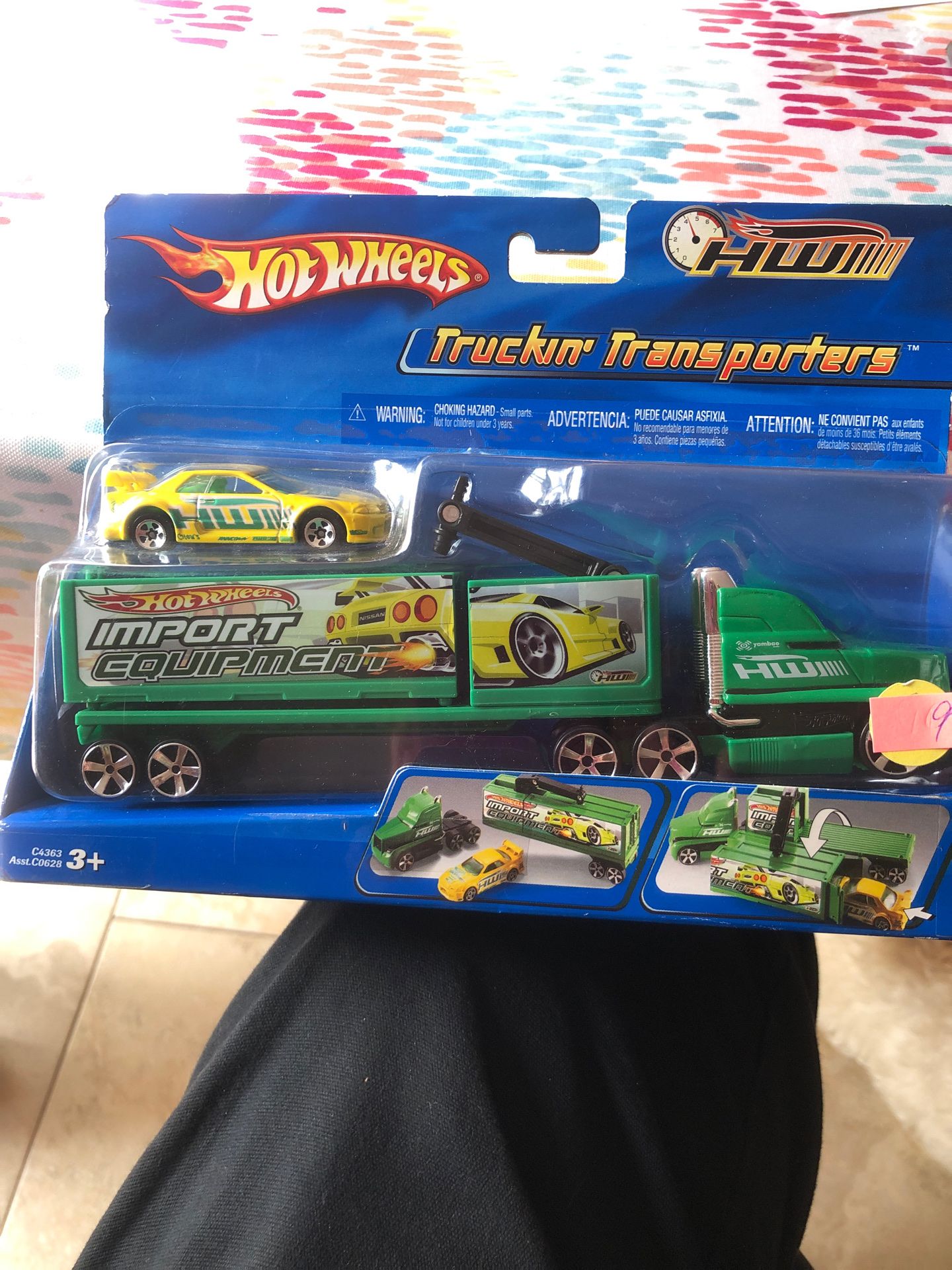 Hot wheels truckin transporter Nissan import equipment