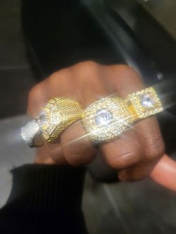Iced Out Ring Bundle