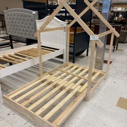 Pull Out Twin Fort Playhouse Bed Frame