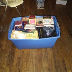 Assortment Tote  Of  Christian  Books