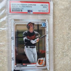 2020 Adley Rutschman Bowman Chrome. PSA 9