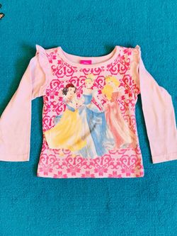 Disney Princess sparkly blouse size 2T