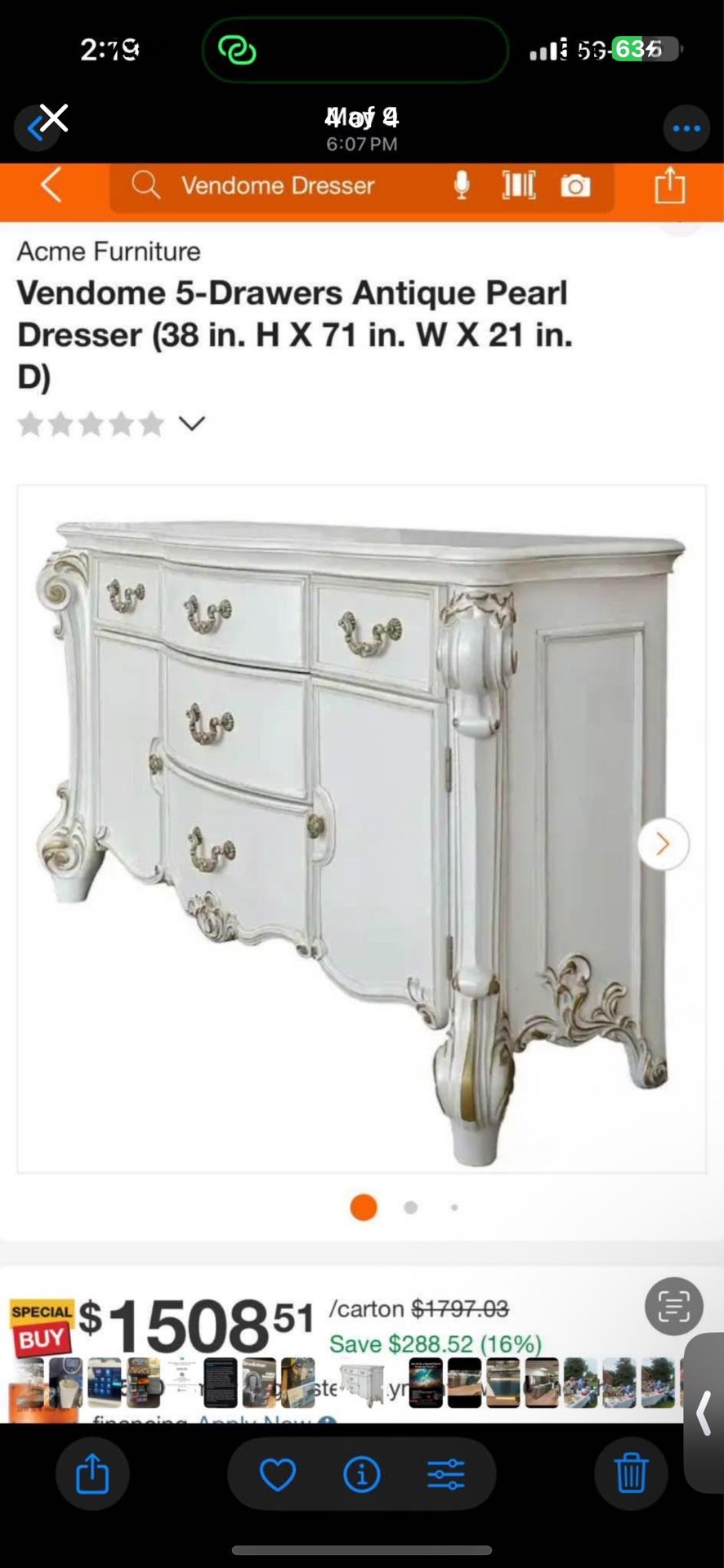 Antique Dresser