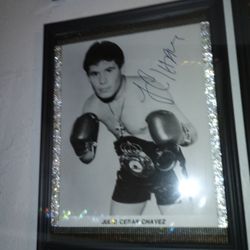 Autographed Photo Of Julio Cesar Chavez