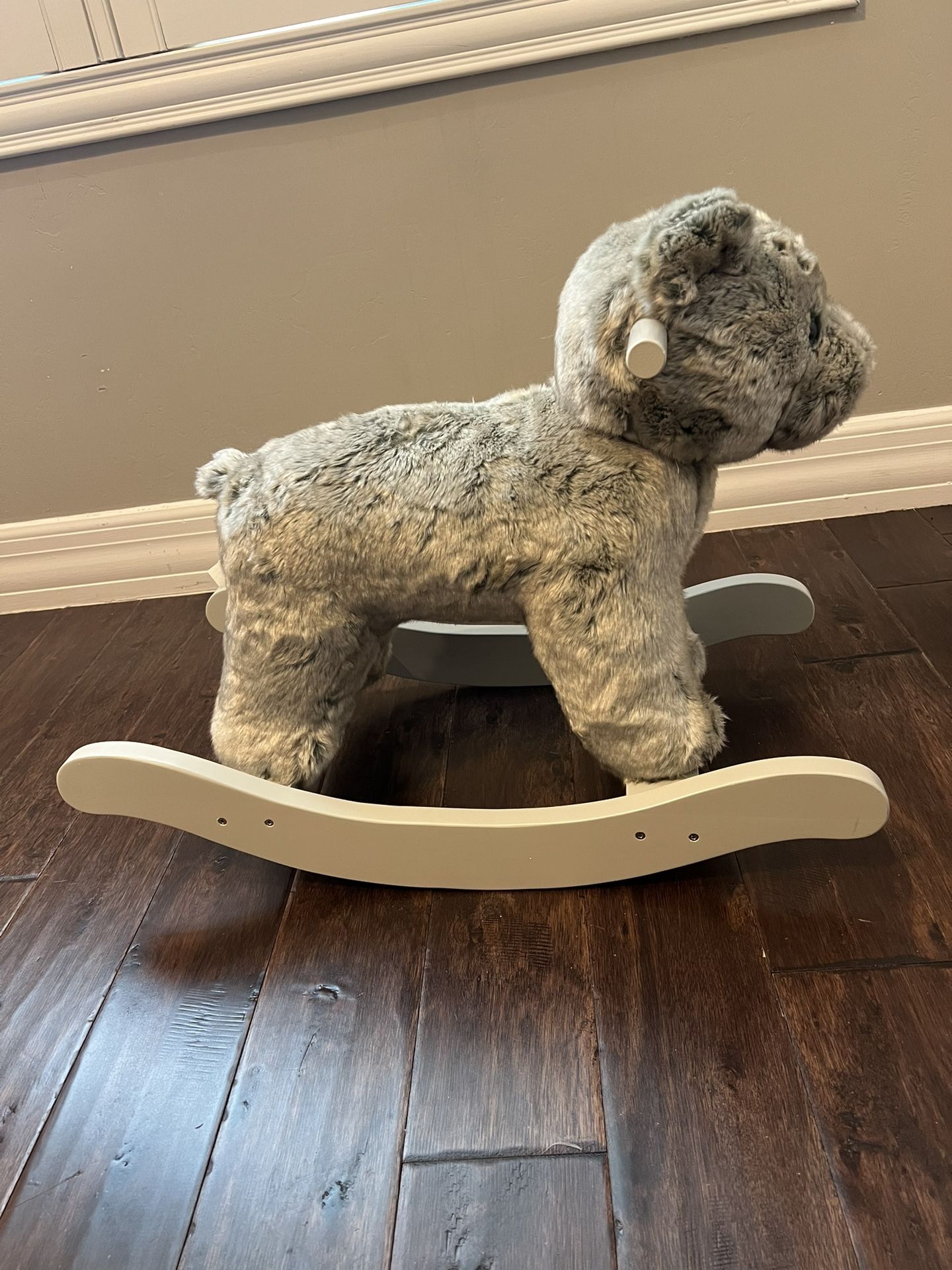 Pottery Barn Rocking Plush Bear Like New $70 Cash Only