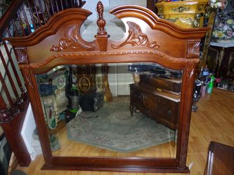 Very big Victorian mirror