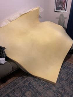 King mattress memory foam topper 3in