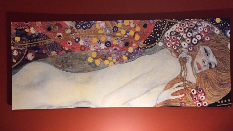 IKEA wall art - Klimt Water Serpents