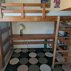Bunk Bed With desk 