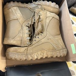 Size 12 Tan Rocky Boots (Steel Toe)