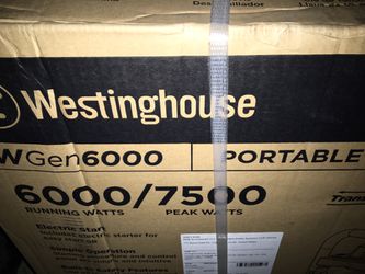 Brand New Westinghouse 7500 Generator with Electric Start