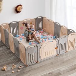 18-Panel Baby Playpen