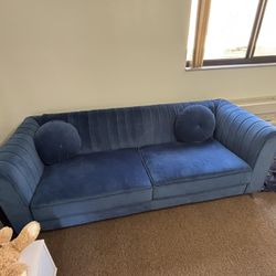 Oriental blue Couch Brand New 