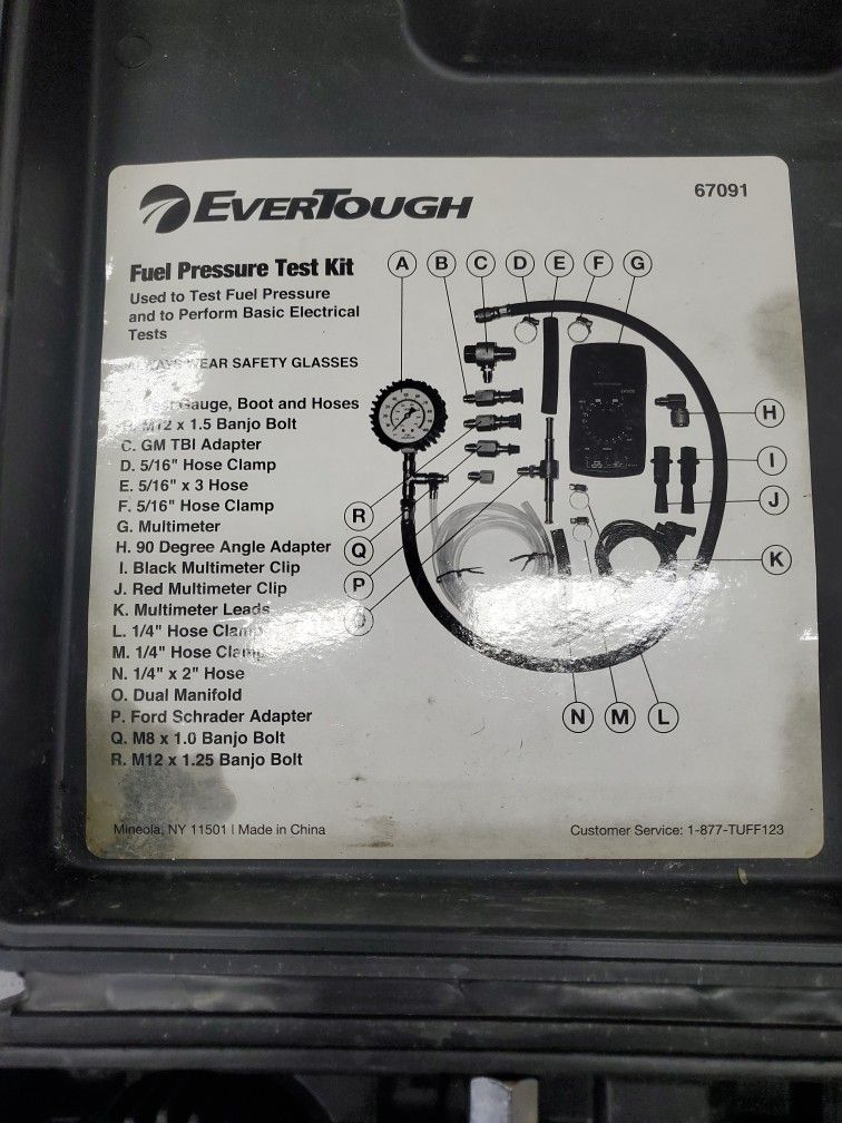 Fuel Pressure Test Kit / Automotive Tools