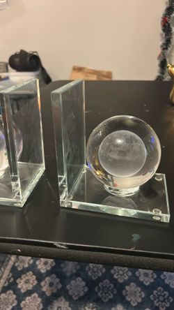 Crystal Ball Bookends