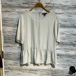 Banana republic baby doll style blouse size  medium
