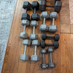 Dumbbells with Rack