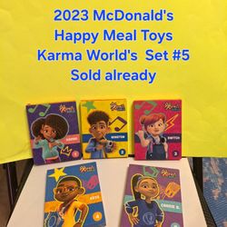 2023 McDonald's Happy Meal Toys Karma World's  Set #5 Sold already