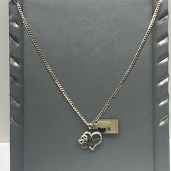 Gold Chain With Charm 10k 20 Inches