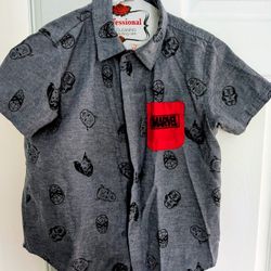 Marvel Boys Button Dress Shirt