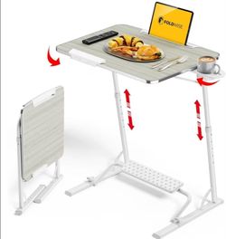 FoldWise Upgraded Folding TV Tray Table - Extra Large & Sturdy Laptop Table