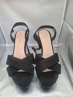 A New Day Allegra Black Heels – Size 7.5