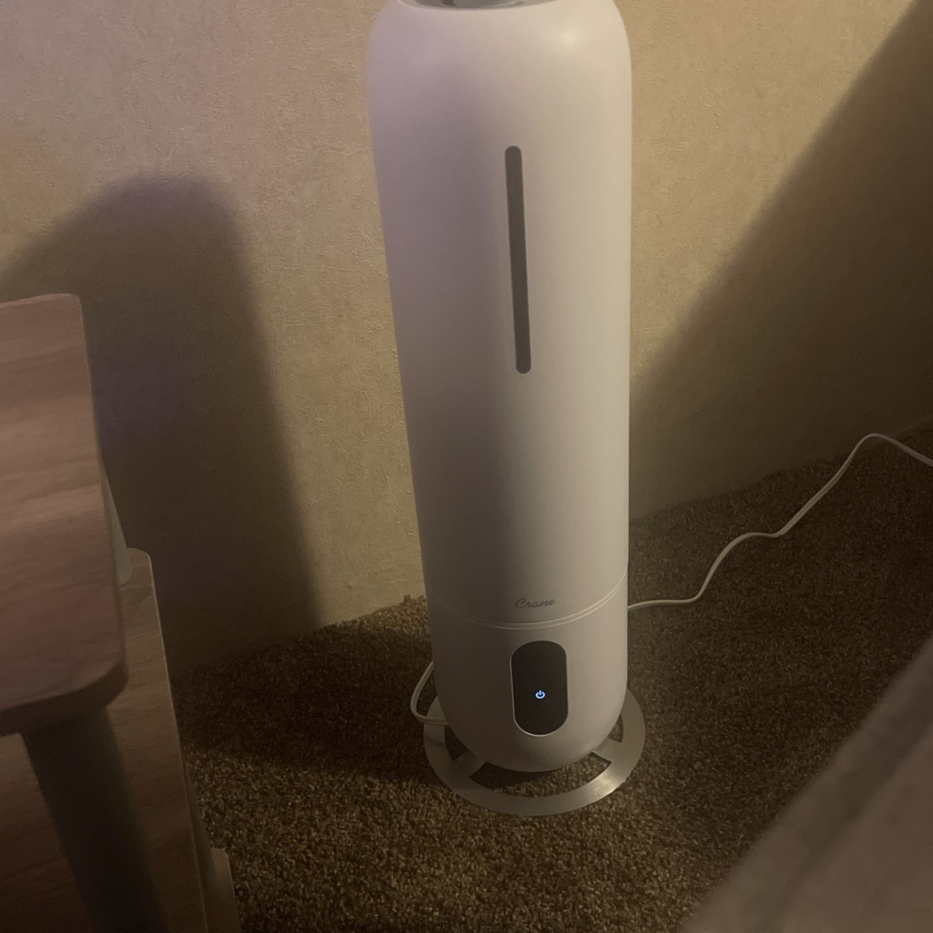 crane 2 gallon tower humidifier with uv light