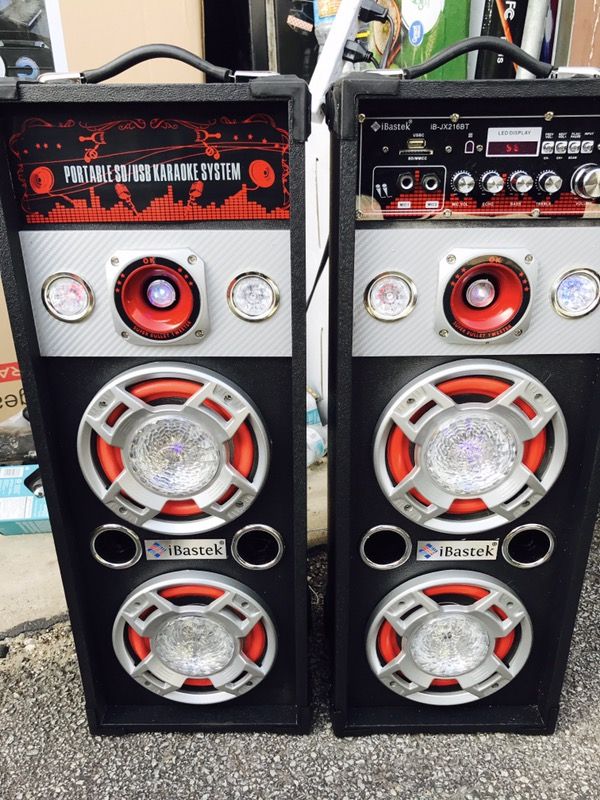 Bluetooth device with four 6" speaker / bocina Bluetooth con 4 Bocinas de 6"