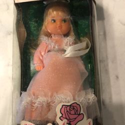 Vintage 1977 Rosebud Small Doll By Mattel