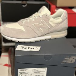 NEW 2023 NEW BALANCE 996 V2 “Grey White” Sz9.5, 10.5 & 12