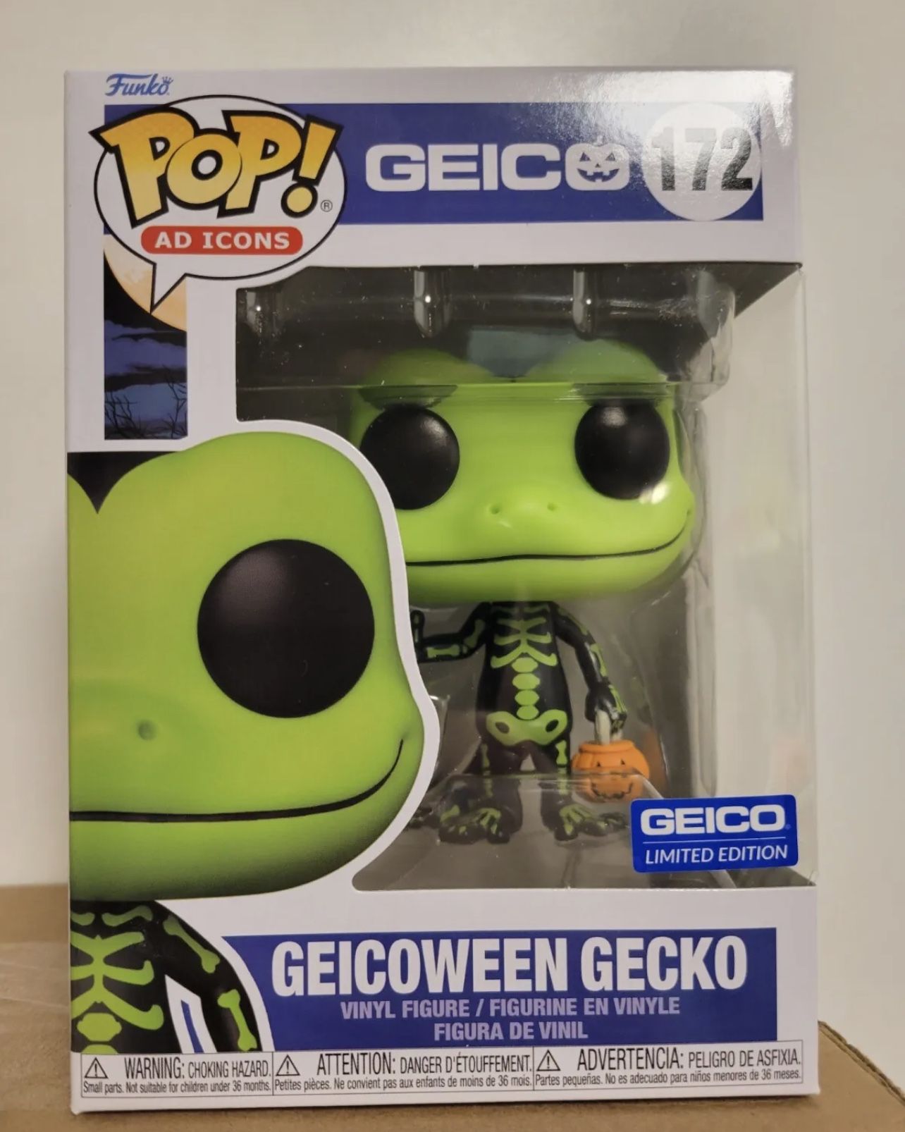 Funko POP! Geicoween Green Geico Gecko Limited Edition #172 