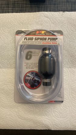 Pt performance fluid siphon pump