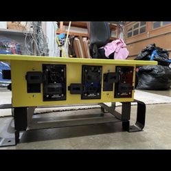 RhinoBox RB300ME power distribution Box   For construction site  With 170 feet of cable  With 3 Connectors  