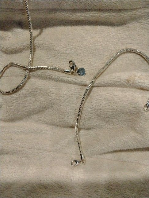925 Sterling Silver Bracelet and Necklace